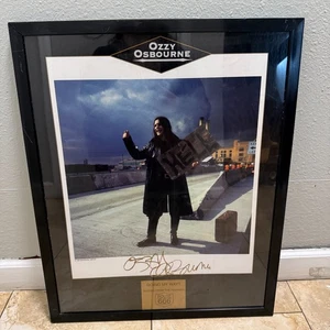 Ozzy Osbourne Going My Way Route 666 gerahmter Fotodruck VINTAGE Metall Memorabili - Bild 1 von 13