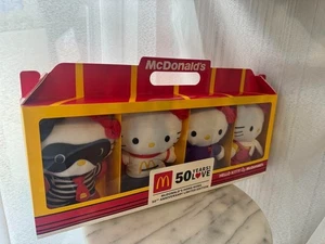 Juego de 4 peluches Hello Kitty 50 aniversario McDonalds Hong Kong Limited Japón - Imagen 1 de 10