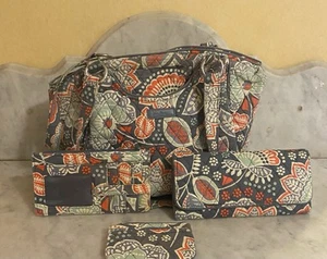 Set Vera Bradley Shoulder Bag Purse And Accessories, Nomadic Floral pattern - Picture 1 of 18