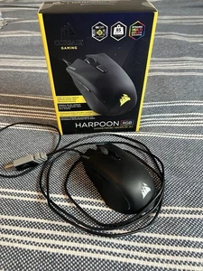 Corsair Harpoon RGB Gaming Mouse - 6000 DPI Optical Sensor, Lightweight Design - Picture 1 of 5