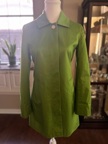 Cappotto giacca Coach verde donna XS