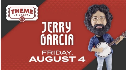 2023 CINCINNATI REDS JERRY GARCIA BOBBLEHEAD, AUG 4TH THEME GIVEAWAY, SOLD OUT! Cover