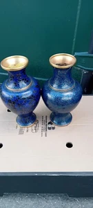 pair of antique cloisonne vases - Picture 1 of 1