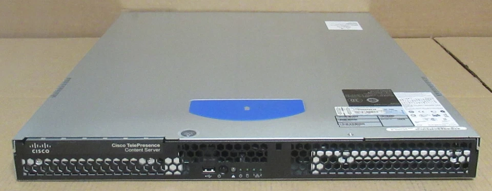 Cisco TelePresence Intel Quad-Core X3450 Processor 4GB RAM 1U Content Server - Image 1 of 3