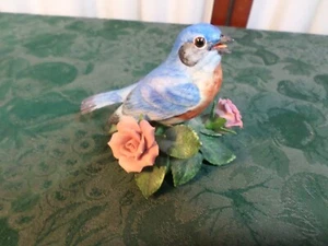 Schöne Lenox feines Porzellan Handarbeit östlicher Bluebird Vogel Figur - Bild 1 von 8