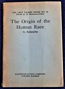 G Schwalbe / THE ORIGIN OF THE HUMAN RACE - Imagen 1 de 1