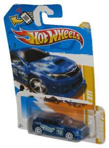 Hot Wheels 2012 New Models 33/50 Blue Subari WRX STI Car 33/244 - (Plastic Loose