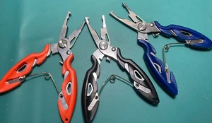 3 pc Stainless Steel Fishing Pliers Scissors Line Cutter Split Ring Hook Remover - Picture 1 of 5