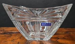Plato cuadrado Waterford Marquis Crystal Odyssey Candy Bowl firmado Alemania vintage - Imagen 1 de 7