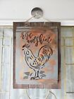 Rooster Rise And Shine Rustic Farmhouse Kitchen Sign Farm Decor Brownlow