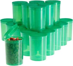 20 Pack Empty Pill Bottles with Pop Top Caps, 30 Dram Medicine Containers, Presc - Picture 1 of 7