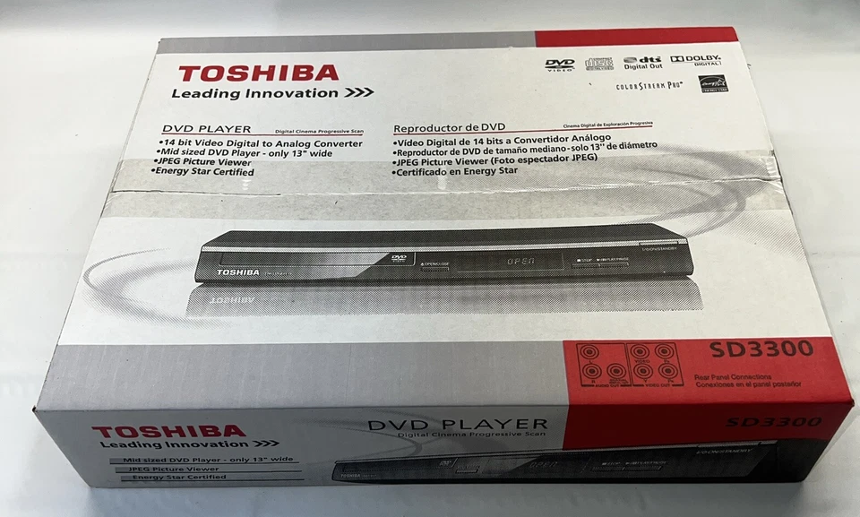 Toshiba SD3300 DVD Player
