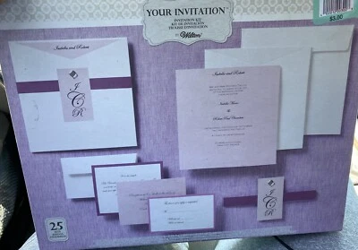 Wilton Invitation Kit Complete New Never Opened Sealed Lot of 3/25 - 75 Total - Image 1 of 4