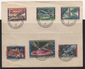 BELGIUM # 6-1099 # COVER WITH EXPOSITION UNIVERSIELLE STAMPS # 1958 # - Imagen 1 de 1