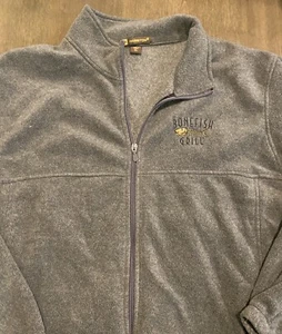 Harriton Fleece Jacket Mens 2XL Winter Polyester Bonefish Grill Restaurant - Picture 1 of 5