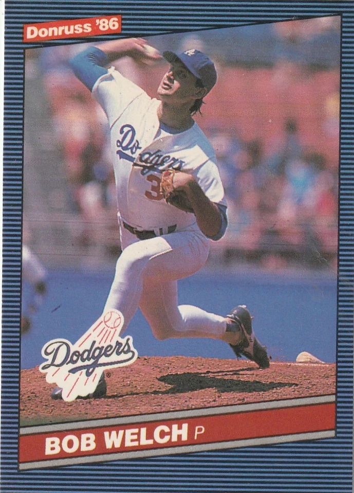 FREE SHIPPING-MINT-1986 Donruss Bob Welch #459 DODGERS - Image 1 of 1