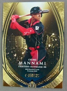 2023 BBM Genesis Baseball Chusei Mannami #054 Base Card - Hokkaido Fighters - Bild 1 von 2