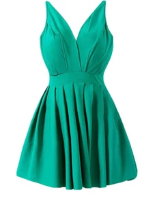 NWT-COCOPEAR WOMENS SWIMDRESS GREEN COLOR SIZE 5XLPLEATED,ONE PIECE,UNDER SHORTS - Picture 1 of 6