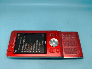 Sony Ericsson Walkman W910i Red Unlocked 3G Mobile Phone Good Condition - Picture 1 of 7