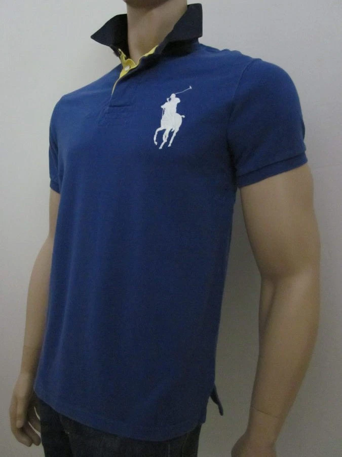 Polo Ralph Lauren 4xlt Navy Blue Crewneck Sweater Red Pony