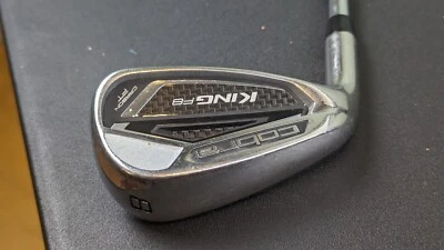 King Cobra F8 Single 8 Iron Golf Club Left Hand Steel Shaft Stiff Stock Grip Co - Image 1 of 4