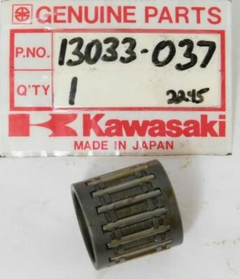 1 NOS Genuine 1977-1979 Kawasaki Bearing 18x22x21.8x2 KE 250 KE250 OEM 13033-037 - Imagem 1 de 3