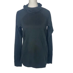 MERRELL Women Scuba Hoodie Select Wick Long Sleeve Size M Black Pullover 2A-1 - Picture 1 of 16