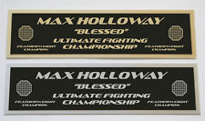 Max Holloway UFC nameplate for signed mma gloves photo or case 