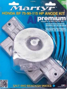 A New Honda Outboard Anode Service Kit BF75-thru-BF115 # R B CMHBF75115KITA - Picture 1 of 2