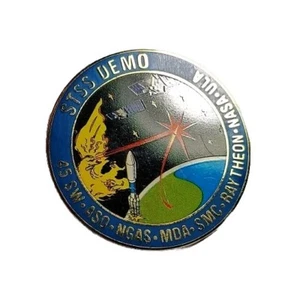 Vintage NASA Space Program Pin STSS DEMO Mission Astronaut Enamel Hat Lapel - Picture 1 of 6