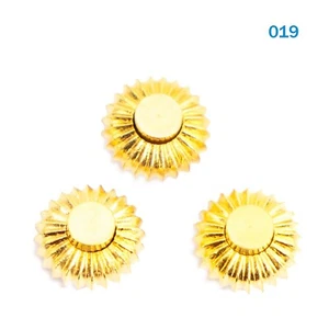 Three pieces swiss watch crown gold #019# - Picture 1 of 5