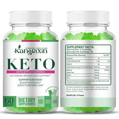 Keto Gummies - Support Weight Loss Management and Energy 60 Gummies 1/2/3 Pack - Image 1 of 4