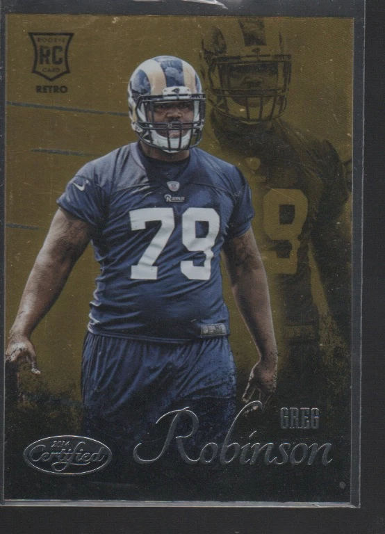 GREG ROBINSON 2014 CERTIFIED ROOKIE CARD #RR34 - Image 1 of 1