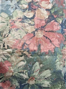 Stoff Blumen Polster 20x52" Innenstoff Design 1994 - Bild 1 von 10