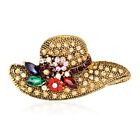 Retro Crystal Flower Hat Brooches for Women Sunhat Topee  Gifts Y7G44755