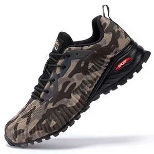 Men's Trail Running Shoes Fashion Hiking Sneakers for Men Camo Tennis Cross T... - Picture 1 of 7