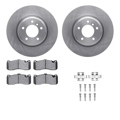 For BMW 135i 2008-2013 R1 Concepts WFUH1-31456 Front Brake Kit w Optimum Pads Foto 1 de 4