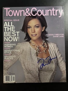 Diane Lane signed Town & Country Magazin Schauspielerin Autogramm  - Bild 1 von 1