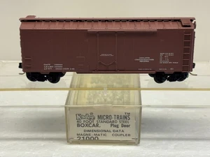 N Scale Kadee Micro Trains MTL 21000 Lt Brown Dimensional Data Boxcar - Picture 1 of 4