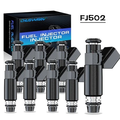 Топливная форсунка 8 шт. для Chevrolet Silverado 1500 и GMC Sierra 1500 5,3 л 2002-2006 годов выпуска - Изображение 1 из 4