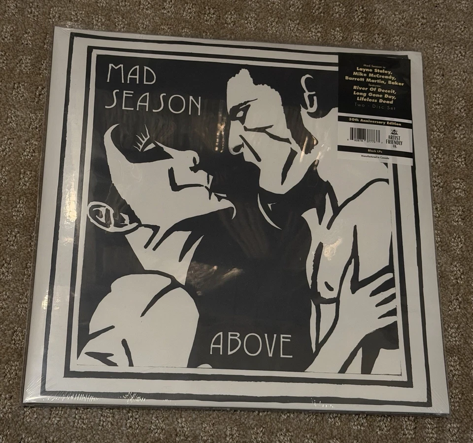 MAD SEASON Above 30th Black 2LP Vinyl IN HAND - Imagem 1 de 1