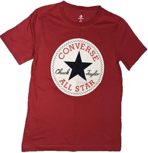 Boy's Short Sleeve Converse Soft Cotton Jersey T-Shirt Sz Small - Picture 1 of 4