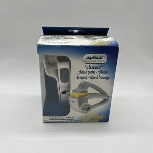 Zyliss Classic Cheese Grater Rotary Handheld Crank Restaurant Style White - Picture 1 of 6