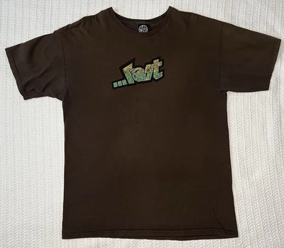 Lost Skateboards VTG Shirt Brown Y2K Skater LG 21” X 29” Streetwear Punk - Image 1 of 4