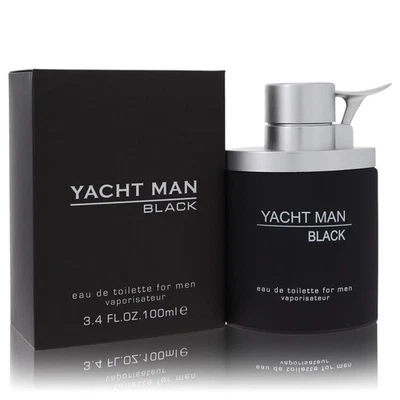 Yacht Man Black by Myrurgia Eau De Toilette Spray 3.4 oz for Men - image 1 of 4