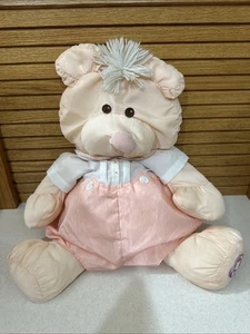 Mameluco Fisher Price Puffalump Bear Cub Melocotón Peluche De Colección 1986 - Imagen 1 de 4