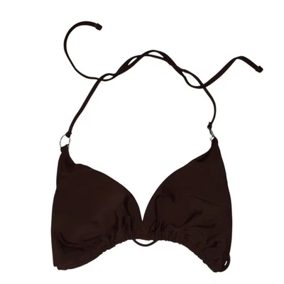 Brown Triangle Bikini Top Size Medium - Image 1 of 4