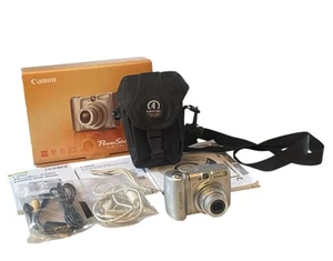 Canon PowerShot A580 8.0MP Digital Camera -with Accessories & Box TESTED WORKING - Picture 1 of 14