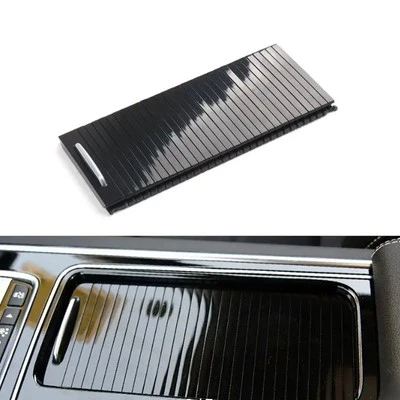 Cubierta de rodillo portavasos para Jaguar XF/XFL/XE/F-PACE 2016-2020 T2H3071-1 negra Foto 1 de 4