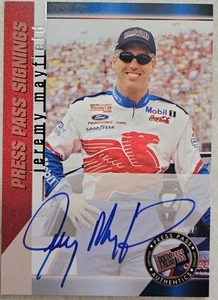 Press Pass Firmings 1999 autógrafo Jeremy Mayfield - Imagen 1 de 2
